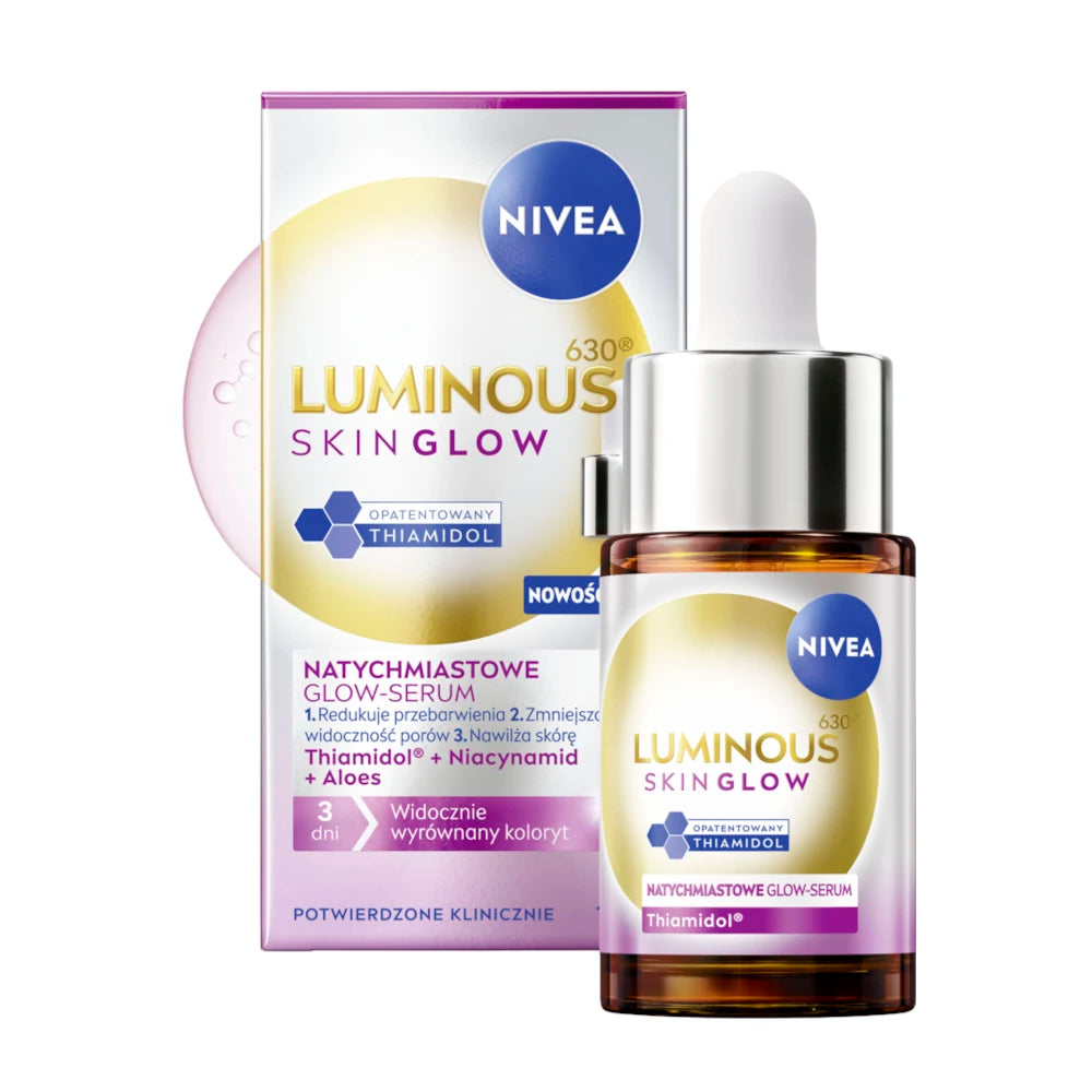 Nivea Luminous630 Skin Glow 15 ml natychmiastowe glow-serum do twarzy