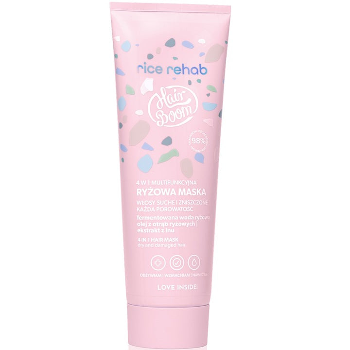 Bielenda HairBoom Ryżowa Maska Do Włosów Multifunkcyjna 4w1 200ml