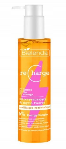 BIELENDA RECHARGE Żel oczyszczający nawilżająco-rozświetlający, 150ml