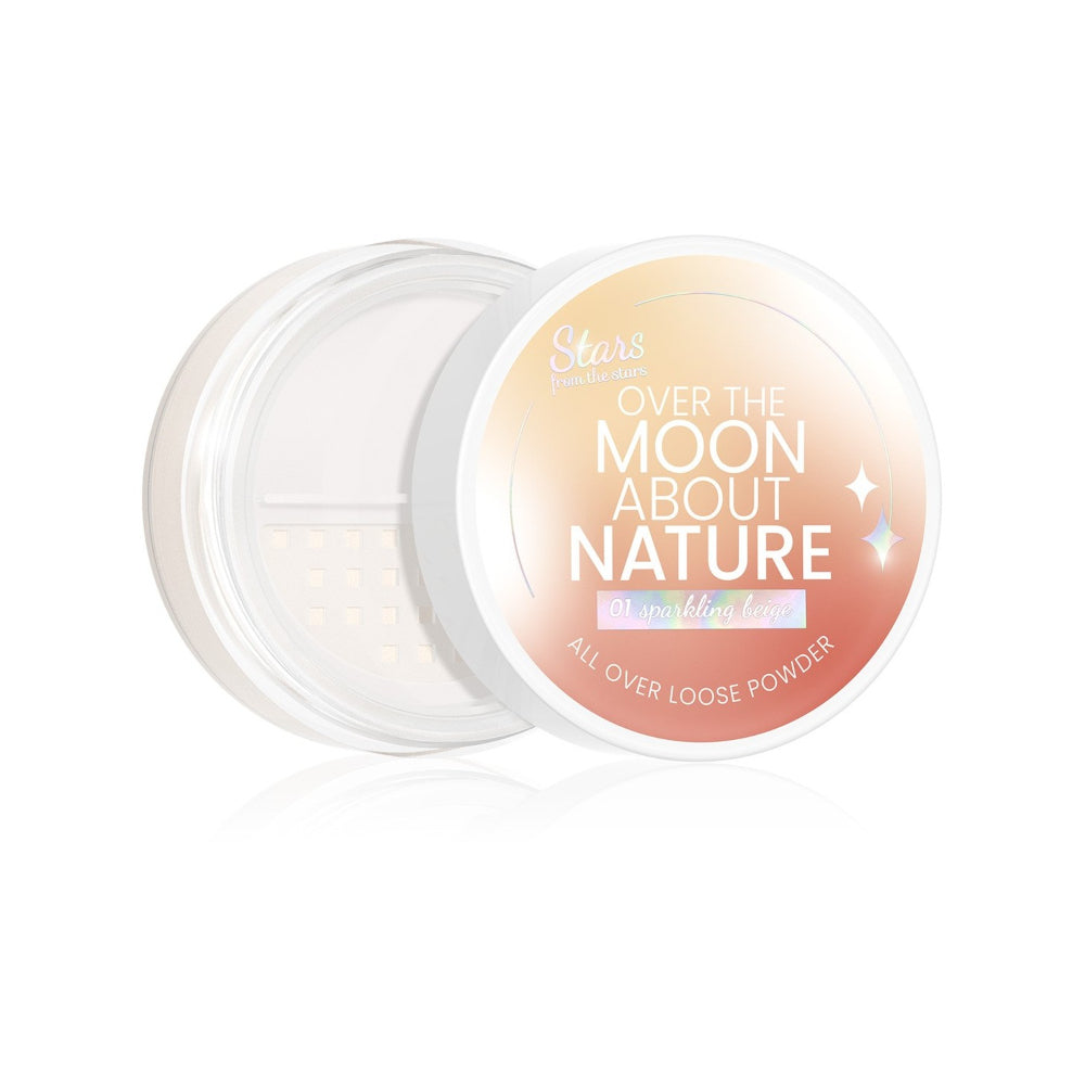 Stars naturalny puder sypki do twarzy i oczu 01 Sparkling Beige, 10g