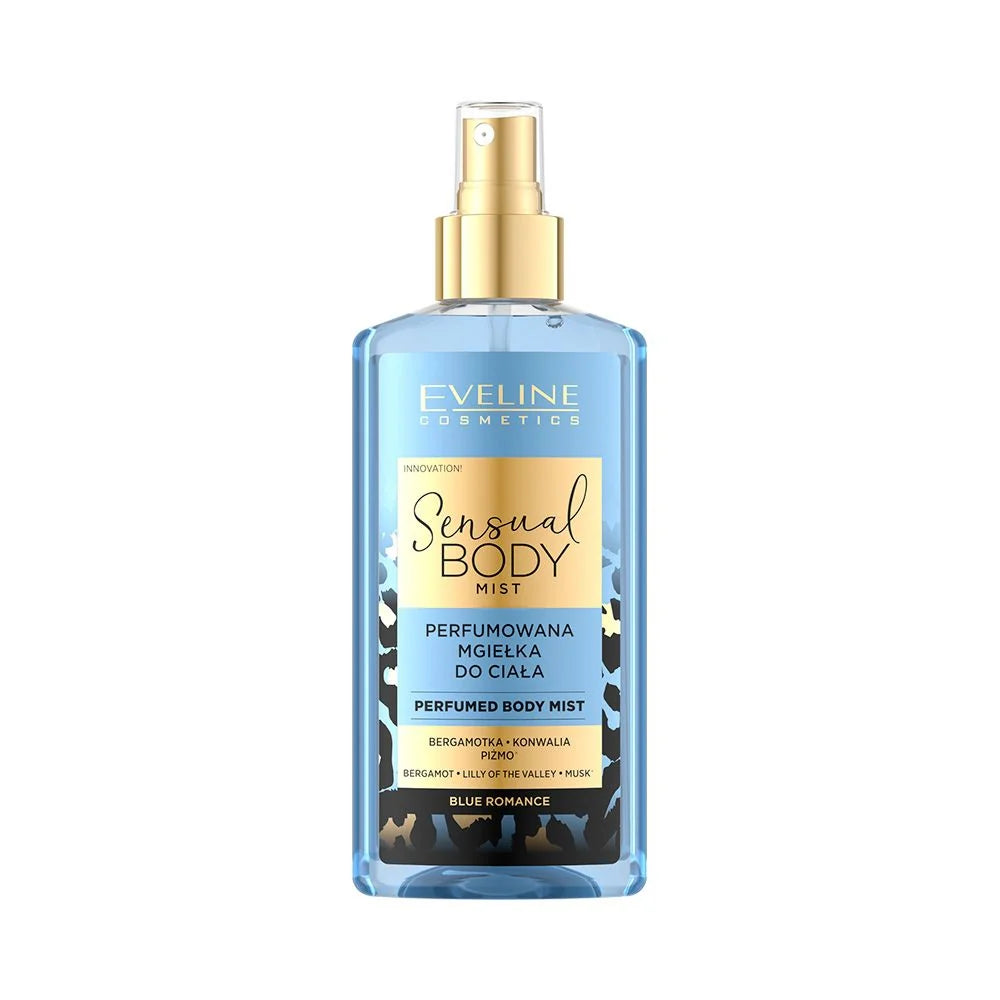 Eveline Sensual Body Mist Perfumowana mgiełka do ciała Blue Romance, 150ml