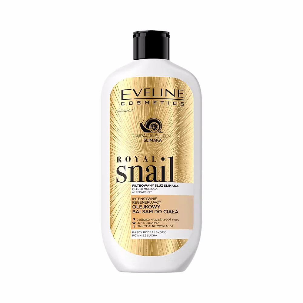 Eveline Royal Snail Intensywnie regenerujący olejkowy balsam do ciała, 350ml