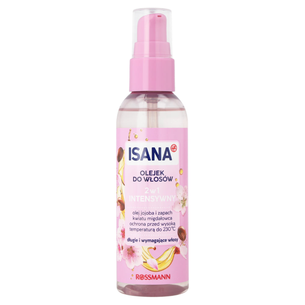 Isana Olejek do włosów, 2w1, termoochrona 100 ml