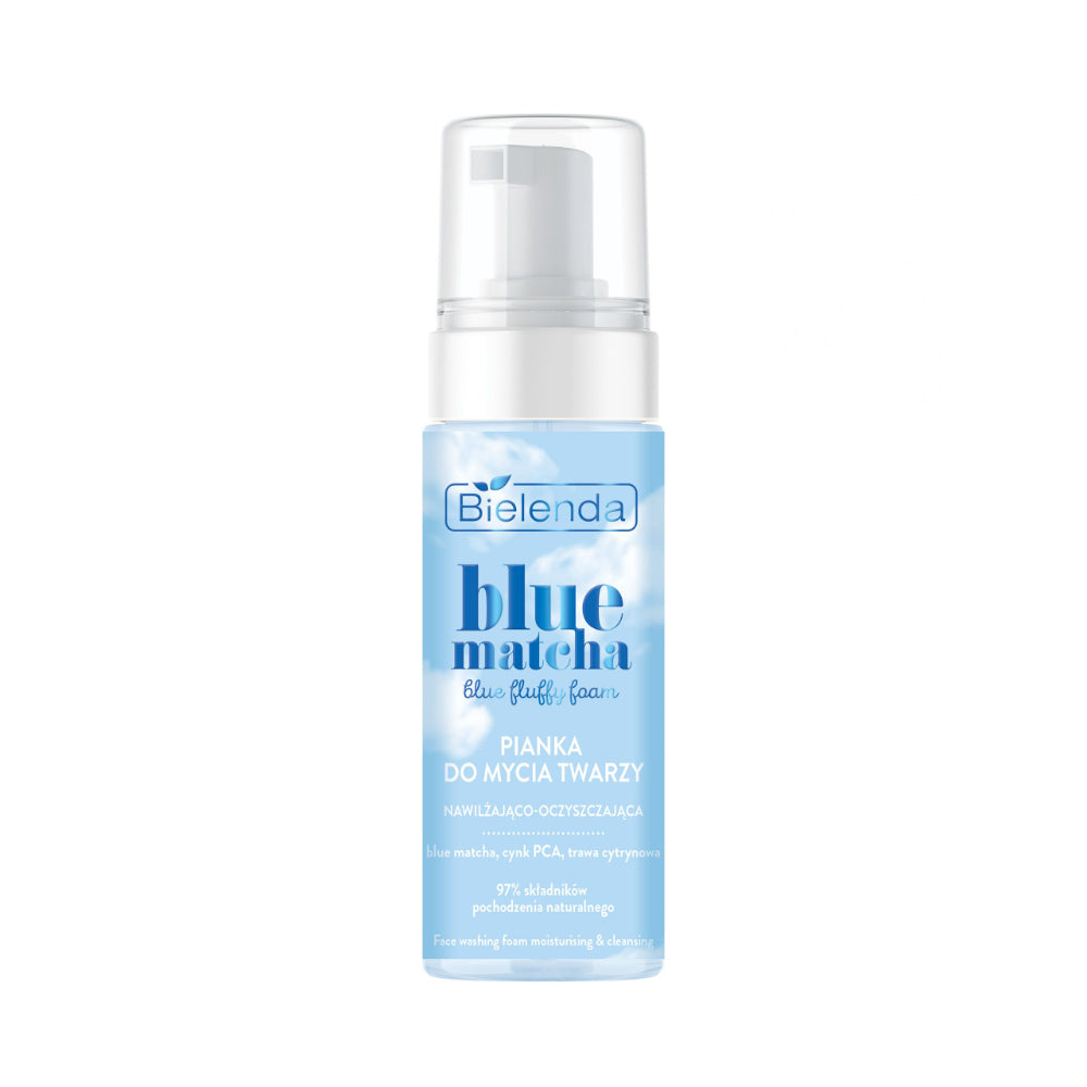 Bielenda Blue fluffy foam – pianka do mycia twarzy nawilżająco oczyszczająca, 150ml