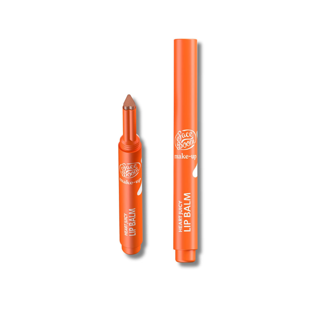 Face Boom Heart juicy lip balm, 03 Light bronze