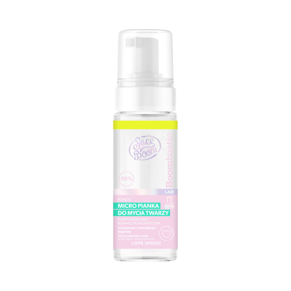 Bielenda FaceBoom Kojąca micro pianka do mycia twarzy, 150ml