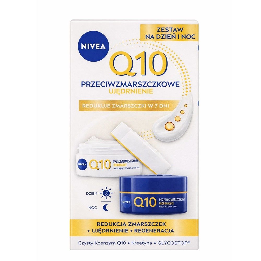 ZESTAW NIVEA Q10 krem na dzień 50ml + krem na noc, 50ml