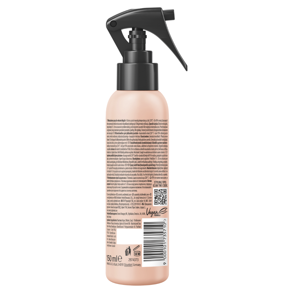 TAFT x Gliss Lovely Long Spray do włosów, termoochronny, 150 ml