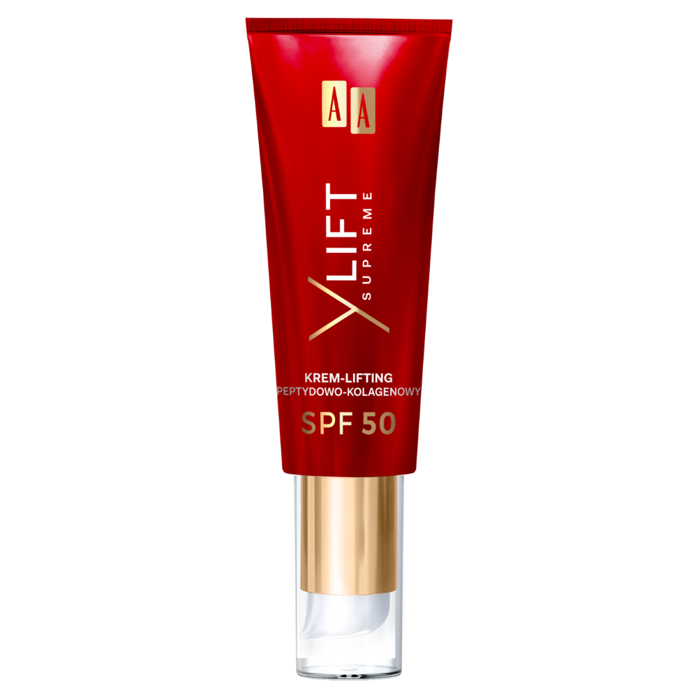 AA Y Lift Supreme Krem do twarzy lifting, peptydowo-kolagenowy SPF 50