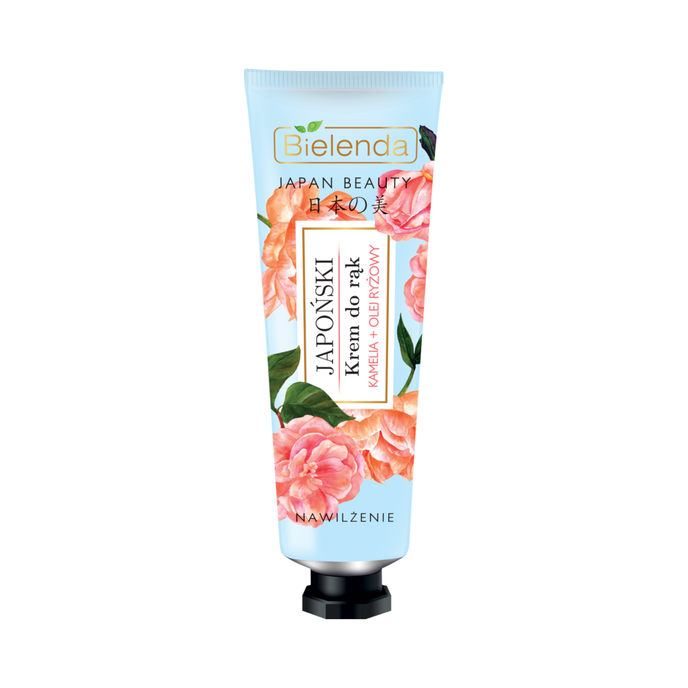 Bielenda Japoński krem do rąk Kamelia + Olejek ryżowy, 50ml