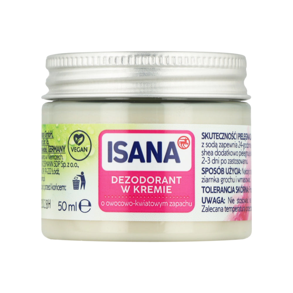Isana Dezodorant w kremie, dla kobiet 50 ml