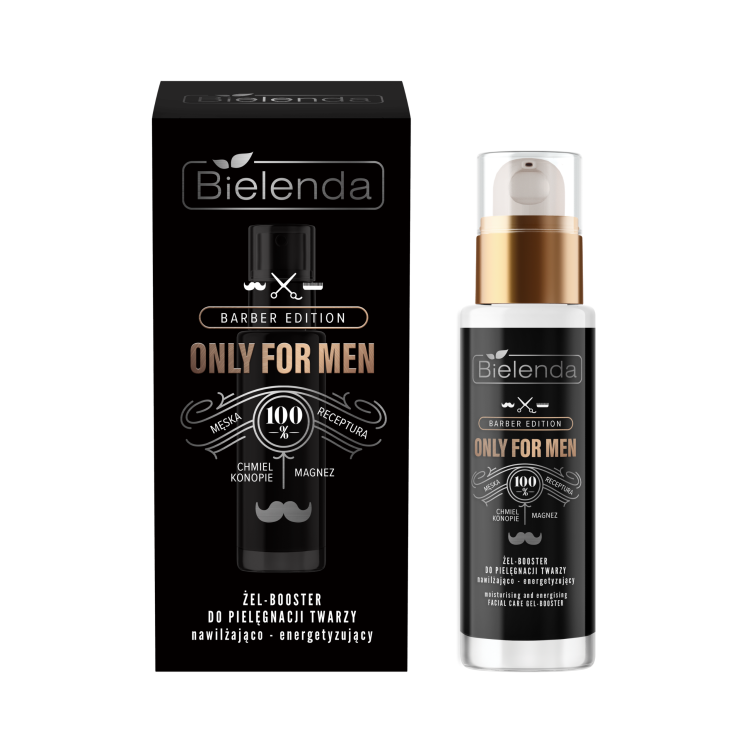BIELENDA BARBER Żel-booster nawilżająco-energetyzujący, 30ml