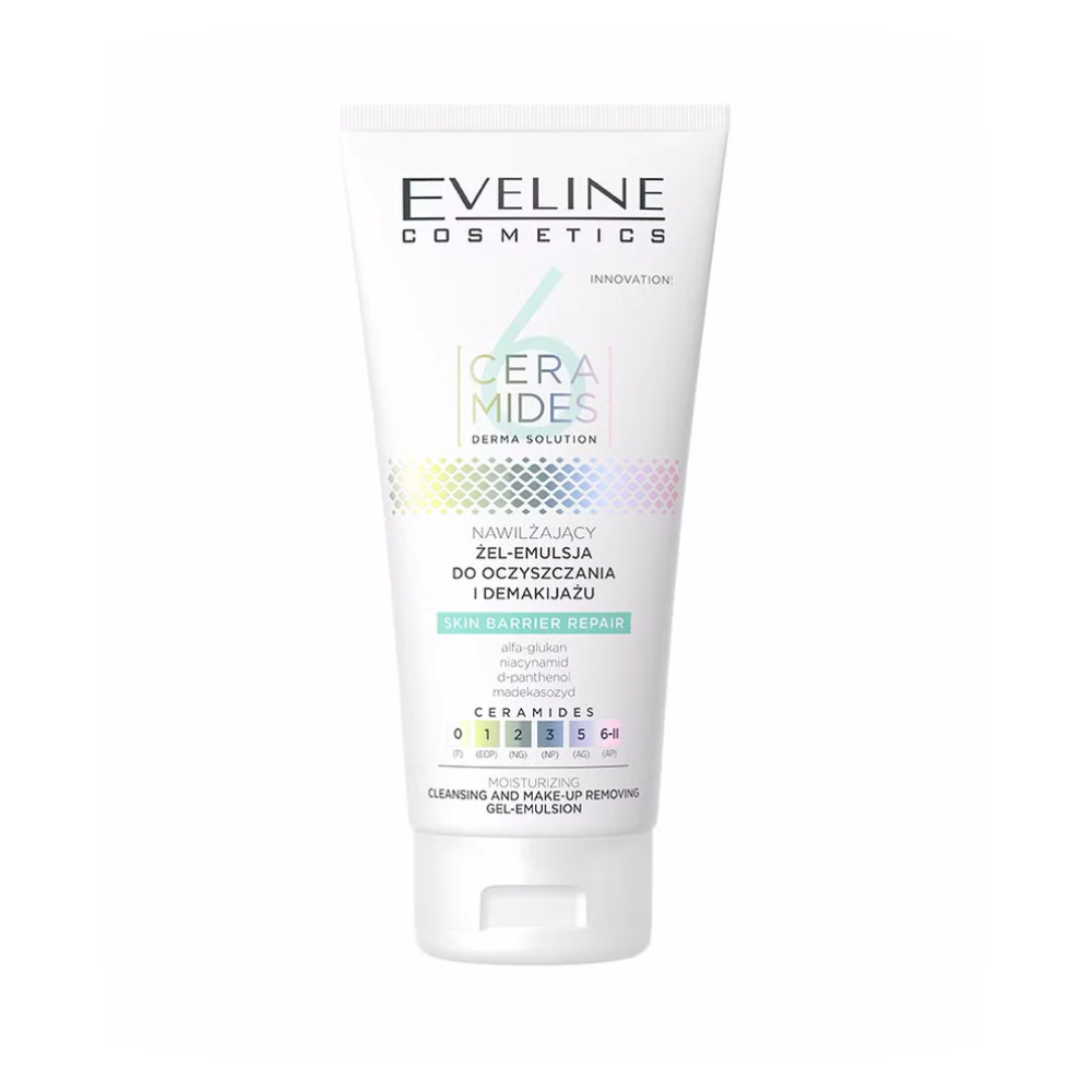 Eveline Nawilżający żel-emulsja do oczyszczania i demakijażu, 150ml
