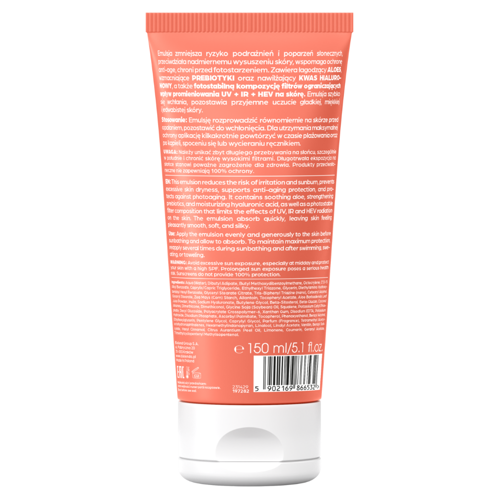 BIELENDA Sol D'Or Emulsja do opalania SPF 50 wodoodporna 150 ml