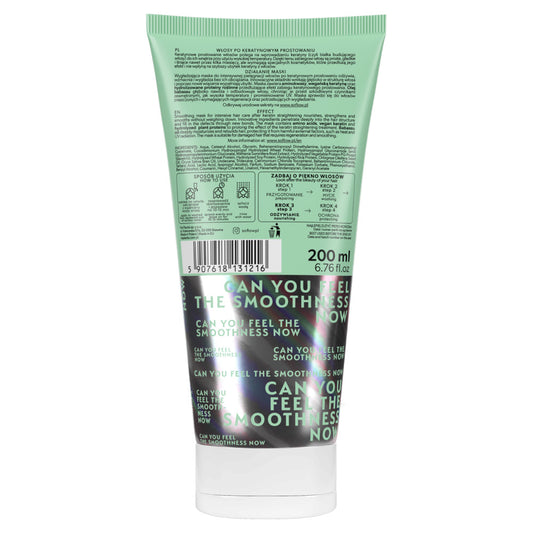 SO!FLOW Maska do włosów po keratynowym prostowaniu, 200 ml