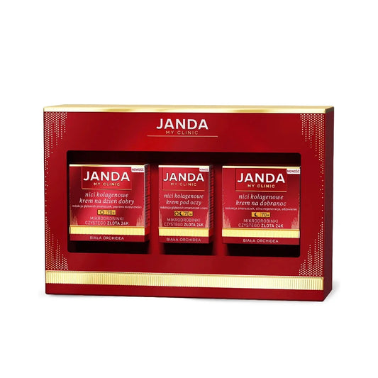 Zestaw JANDA My Clinic Nici Kolagenowe 70+ Dzień+Noc+Oko