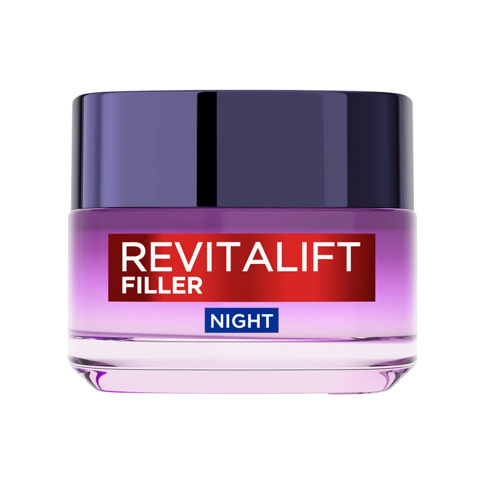 L'ORÉAL Revitalift Filler Krem do twarzy przeciwmarszczkowy 40+ noc 50 ml