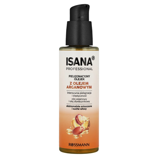 Isana Professional Olejek do włosów, pielęgnacyjny Olej Arganowy 100 ml