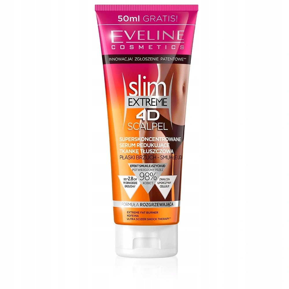 EVELINE Slim Extreme 4D Superskoncentrowane serum redukujące tkankę tłuszczową, 250ml