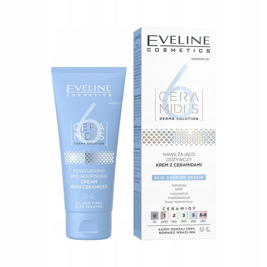 Eveline Cosmetics 6 Ceramides Nawilżająco-odżywczy krem na noc z ceramidami