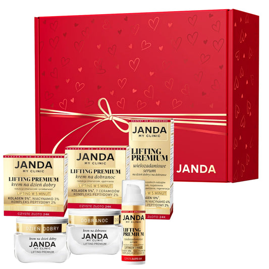 JANDA Zestaw Lifting Premium dzień + noc + serum w pudełku prezentowym