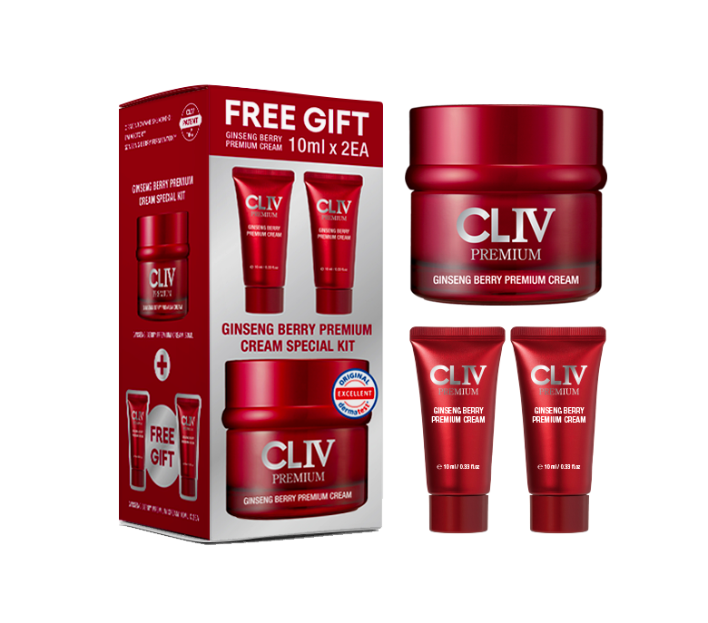 Cliv odżywczo-ujędrniający krem do twarzy, 50 ml + krem do twarzy, 2x10 ml