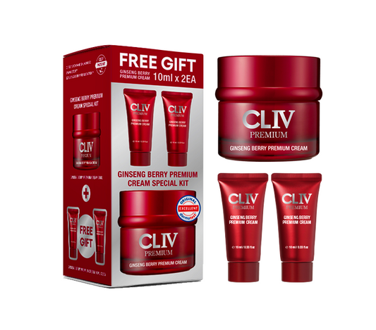 Cliv odżywczo-ujędrniający krem do twarzy, 50 ml + krem do twarzy, 2x10 ml