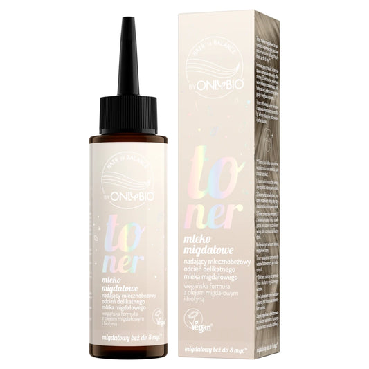 ONLYBIO HAIR IN BALANCE Toner do włosów Mleko Migdałowe 100 ml