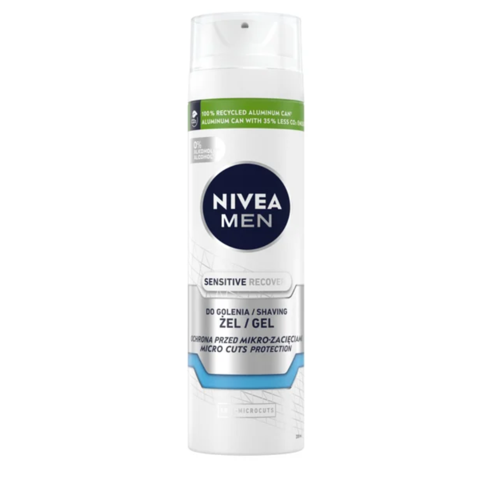 Nivea Men Sensitive  regenerujący żel do golenia, 200 ml