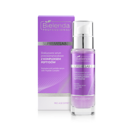 Bielenda Supremelab serum przeciwzmarszczkowe z kompleksem peptydów, 30ml