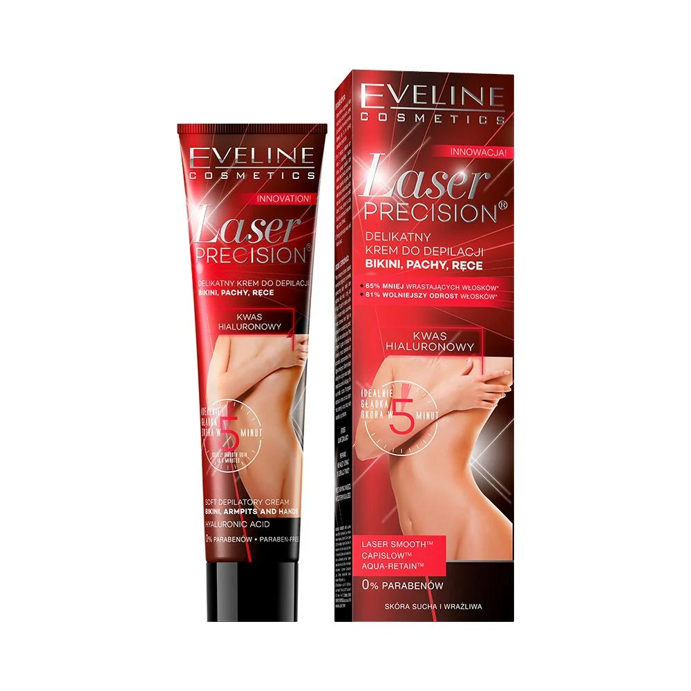 Eveline  Laser Precision Delikatny krem do depilacji bikini, pachy, ręce, 125 ml