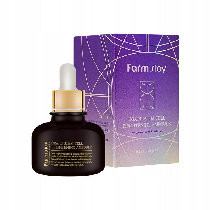 FARMSTAY Rozjaśniająca ampułka Grape Stem Cell  30ml