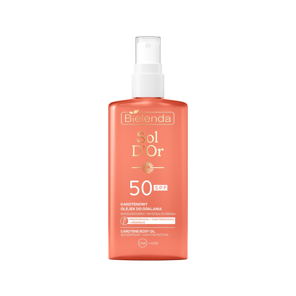 Bielenda Karotenowy olejek do opalania SPF 50, 150ml