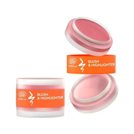 BIELENDA Duo róż i rozświetlacz 02 Pink, 6g