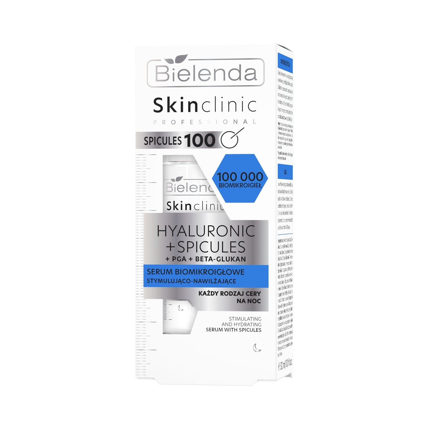 BIELENDA HYALURONIC Serum biomikroigłowe 100 stymulująco - nawilżające, 30ml