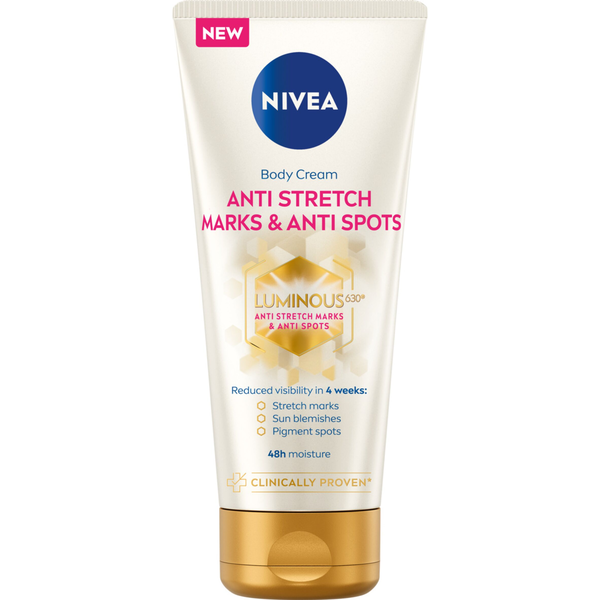 Nivea Luminous 630  krem do ciała przeciw rozstępom i przebarwieniom, 200 ml