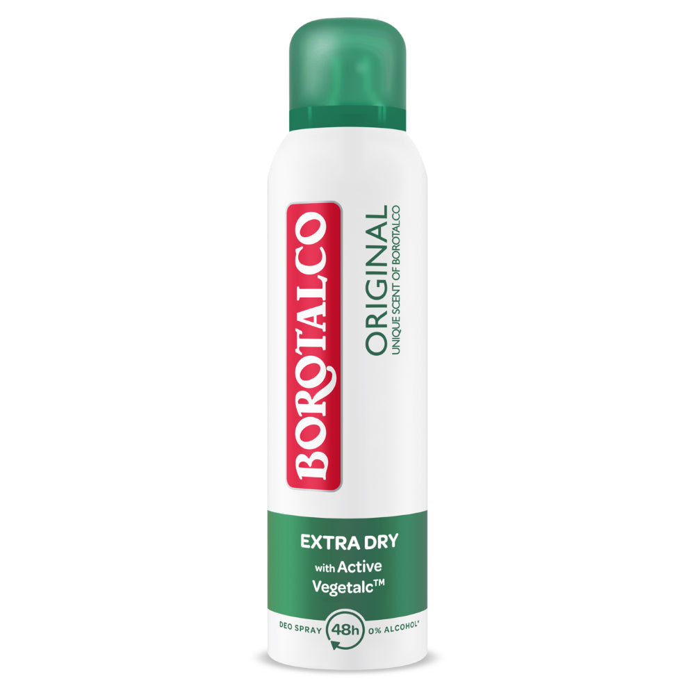 Borotalco Original Extra Dry Antyperspirant w spray'u, 48h 150 ml