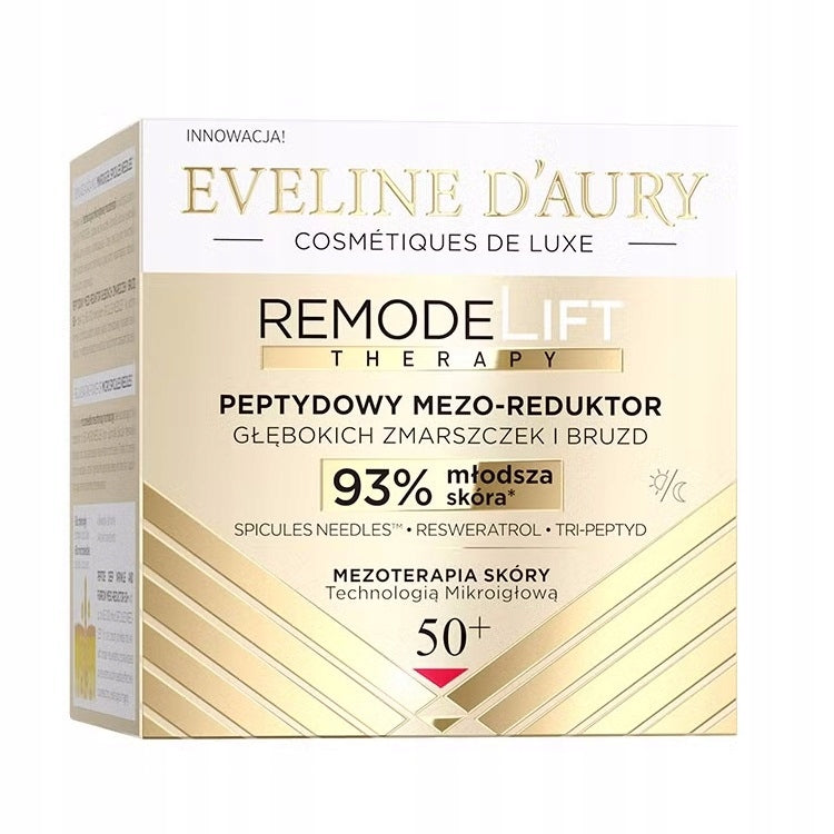 EVELINE peptydowy mezo-reduktor głębokich zmarszczek i bruzd 50+, 50ml