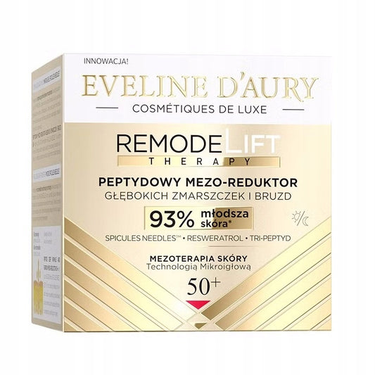EVELINE peptydowy mezo-reduktor głębokich zmarszczek i bruzd 50+, 50ml
