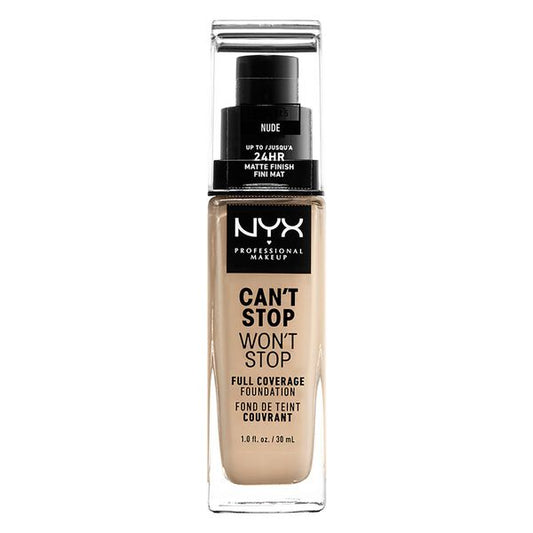 NYX Can't Stop Won't Stop  podkład do twarzy nude, 30 ml