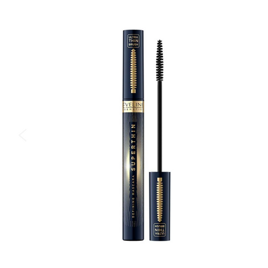 Eveline Superthin Defining Mascara Tusz do rzęs z precyzyjną szczoteczką, 6ml