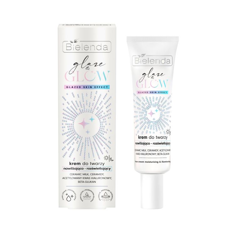 Bielenda  Krem nawilżająco - rozświetlający glazed skin effect - 50 ml.