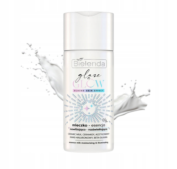 Bielenda GLAZE and GLOW Mleczko esencja nawilżająco rozświetlająca, 120ml