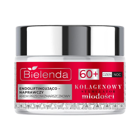 Bielenda Endoliftingująco - naprawczy krem przeciwzmarszczkowy 60+, dzień/ noc