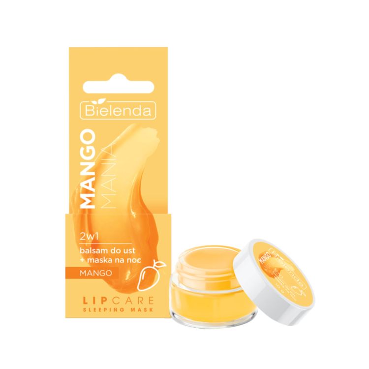 Bielenda balsam do ust + maska na noc Mango 2w1, 10g