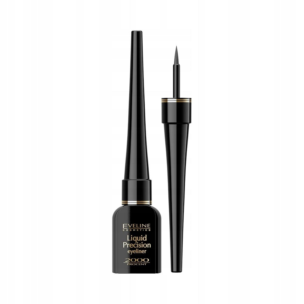 EVELINE Eyeliner w płynie satynowe  czarny 4 ml
