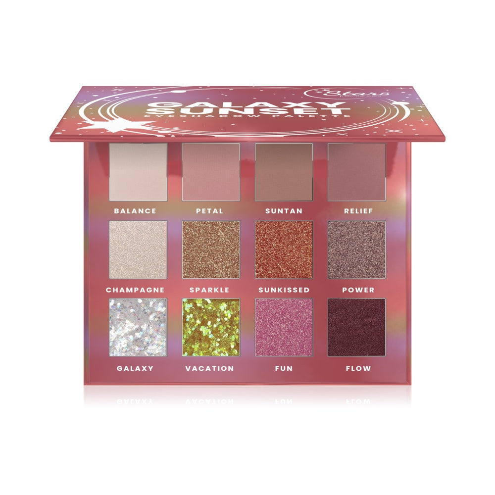 Stars Eyeshadow Palette Paleta 12 cieni do powiek Galaxy Sunset, 14,4 g