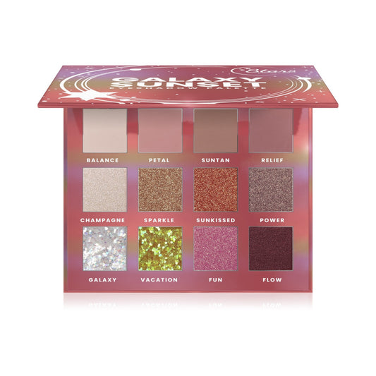 Stars Eyeshadow Palette Paleta 12 cieni do powiek Galaxy Sunset, 14,4 g