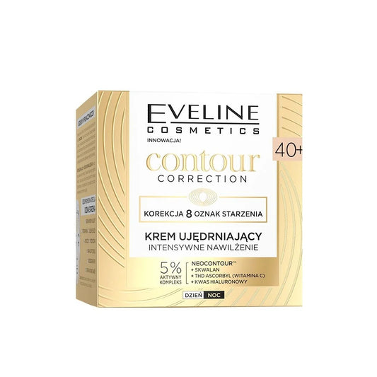 Eveline Contour Correction Intensywnie nawilżający krem ujędrniający 40+, 50ml
