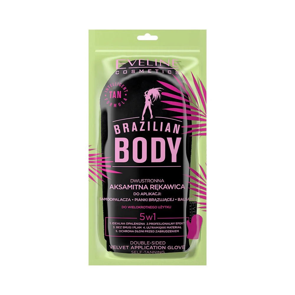 Eveline  Brazilian Body Dwustronna aksamitna rękawica